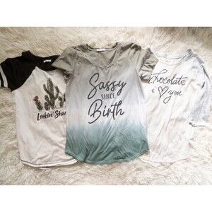 Bundle Lot of 3 Maurice’s Graphic T Shirts size small